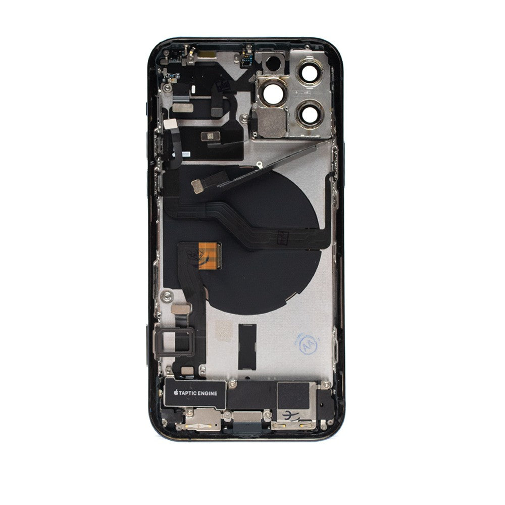 Rear Housing with Full Set Parts for iPhone 12 Pro-Pacific Blue (Purple) Rear Housing with Full Set Parts for iPhone 12 Pro-Pacific Blue (Purple)